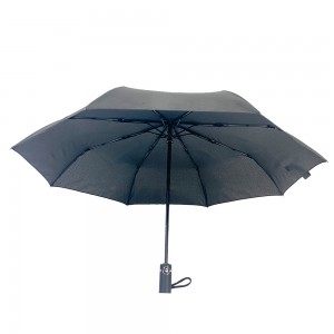 Ovida автоматични преносими 3 сгъваеми чадъри за джентълмен промоционално търговско лого и дизайн чадър за продажби