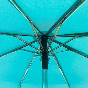 Ovida mooi blauw aangepast logo voor advertentieparaplu Chinees merkparaplu met waterdicht door effen kleurontwerp