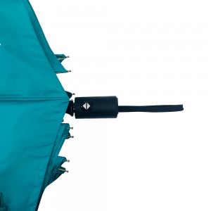 विज्ञापन छाते के लिए ओविडा सुंदर नीला कस्टम लोगो, सादा रंग डिजाइन द्वारा वाटर प्रूफ के साथ चीनी निर्मित ब्रांड छाता