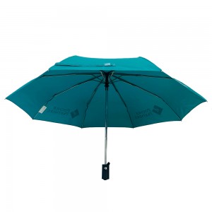 Овидиа прелепи плави прилагођени логотип за кишобран кишобрана кинеске производње са водоотпорним дизајном у једноставној боји