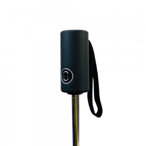 Ovida Parapluie pliant à trois ouvertures automatiques à fermeture automatique à 10 rayons coupe-vent en pongé noir