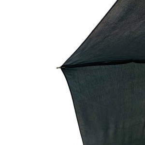 Ovida højkvalitets sort gummihåndtag regnparaply til mænd auto åben luk tre gange blå sort belægning 27 tommer folde golf paraply