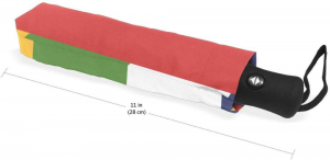 Ovida automatique drapeau à faible coût impression photo numérique personnalisée pli parapluie logo impression métal + cadre en fibre avec motif super clair