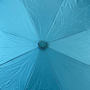 Ovida ร่มที่กำหนดเอง 3 พับร่มขนาดกะทัดรัดพร้อมโลโก้พิมพ์ร่มเย็บปักถักร้อย Promo สำหรับร่มสุภาพสตรี