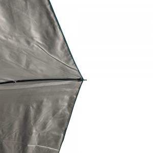 Ovida tilpasset paraply 3-fold kompakt paraply med logotrykk Broderi paraply promo for dameparaplyer