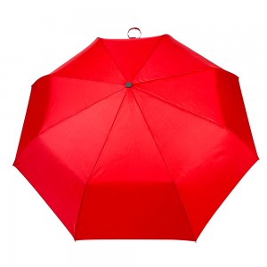 Ovida Lacná vlastná potlač loga Čínsky výrobca veľkoobchodná propagačná potlač loga na zákazku 3 skladací dáždnik paraguas