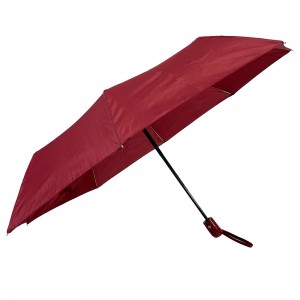 Ovida özelleştirilmiş toptan ucuz uv benzersiz kompakt 3 katlanır mini hediye otomatik rüzgar geçirmez seyahat yağmur şemsiyesi