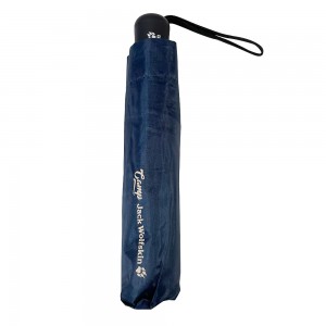 Ovida 8 Ribs könnyű súlyú divatos alumínium automata három összecsukható esernyők nagykereskedelmi UV-védő esernyőhöz