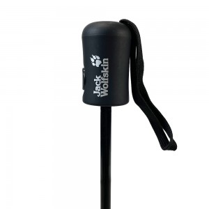 Ovida カスタムロゴ自動雨傘 UV プルーフ 3 つ折り黒パイピングビジネスソリッドサンシェード傘