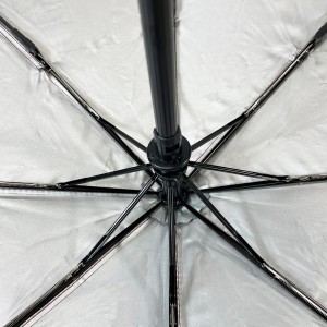 ओविडा नया विंडप्रूफ थ्री-फोल्ड स्वचालित उद्घाटन और समापन यूवी संरक्षण छाता बारिश और धूप के लिए फोल्डिंग उपहार छाता