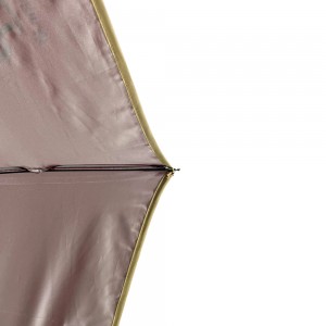 Ovida De nije wyndichte trijefâldige automatyske iepening en sluting UV-beskerming Umbrella Folding Gift Umbrella foar rein en sinne