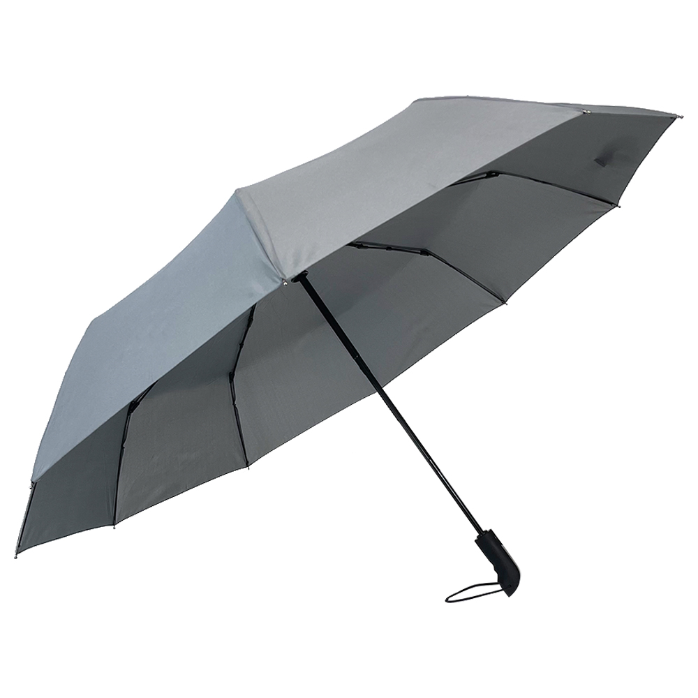 Ovida 25 လက်မ စိတ်ကြိုက်ကြော်ငြာလိုဂို ပုံနှိပ်ခြင်း Foldable အလိုအလျောက် ထီးများ လေတိုက်ဒဏ်ခံနိုင်သော အော်တိုဖွင့် 3 ခေါက်ထီးကို ရောင်းသည်