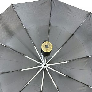 Guarda-chuva de viagem à prova de vento à prova de vento dobrável de alta qualidade com abertura automática e fechamento automático 3 dobrável