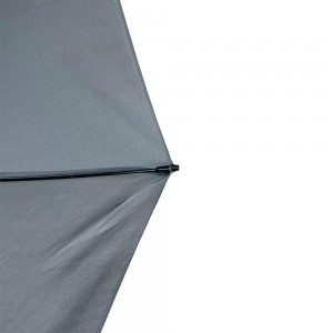 Ovida Telescopic Custom Print 3 Fold Rain Umbrella Strong Portable paraguas in full gray Auto Open High Quality 3 Fold Golf Umbrella sombrilla