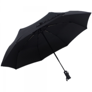 Ovida populärt batteri upp och ner ficklampa inverterat paraply med LED-ljus 3 hopfällbart kompakt paraply