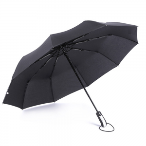 Ovida Classic Lehký přenosný kompaktní automatický deštník s knoflíkem, třísložkový, desetikostní, samootevírací skládací deštník