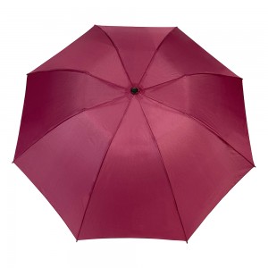 Logo-ul personalizat al mărcii Ovida, 23 inch, 8 nervuri, pliabil invers, umbrelă de soare multifuncțională și umbrelă roșie de ploaie automată