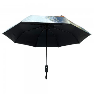 Ovida 3-folding Umbrella சீன பாணி குடை ஹாட் விற்பனையான பரிசு குடை
