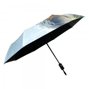 Ovida 3-folding Umbrella ଚାଇନିଜ୍ ଷ୍ଟାଇଲ୍ ଛତା ହଟ୍ ବିକ୍ରୟ ଉପହାର ଛତା |