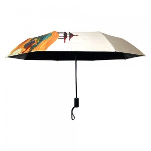 چتر 3 تاشو Ovida عمده فروشی به سبک چینی چتر برای تبلیغات
