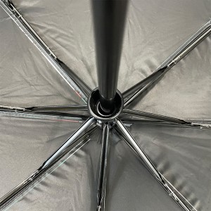 Овіда, 3-складна парасолька, надрукована з візерунком з логотипом астронавтів. Індивідуальна подарункова парасолька