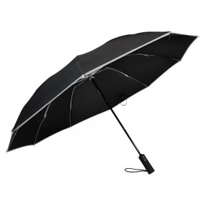 Ovida 3-преклопен чадор со меки цевки Врвен чадор со нов дизајн