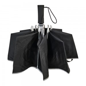 Payung 3 lipatan Ovida Dengan Paip Lembut Payung High-end Payung Rekaan Baharu