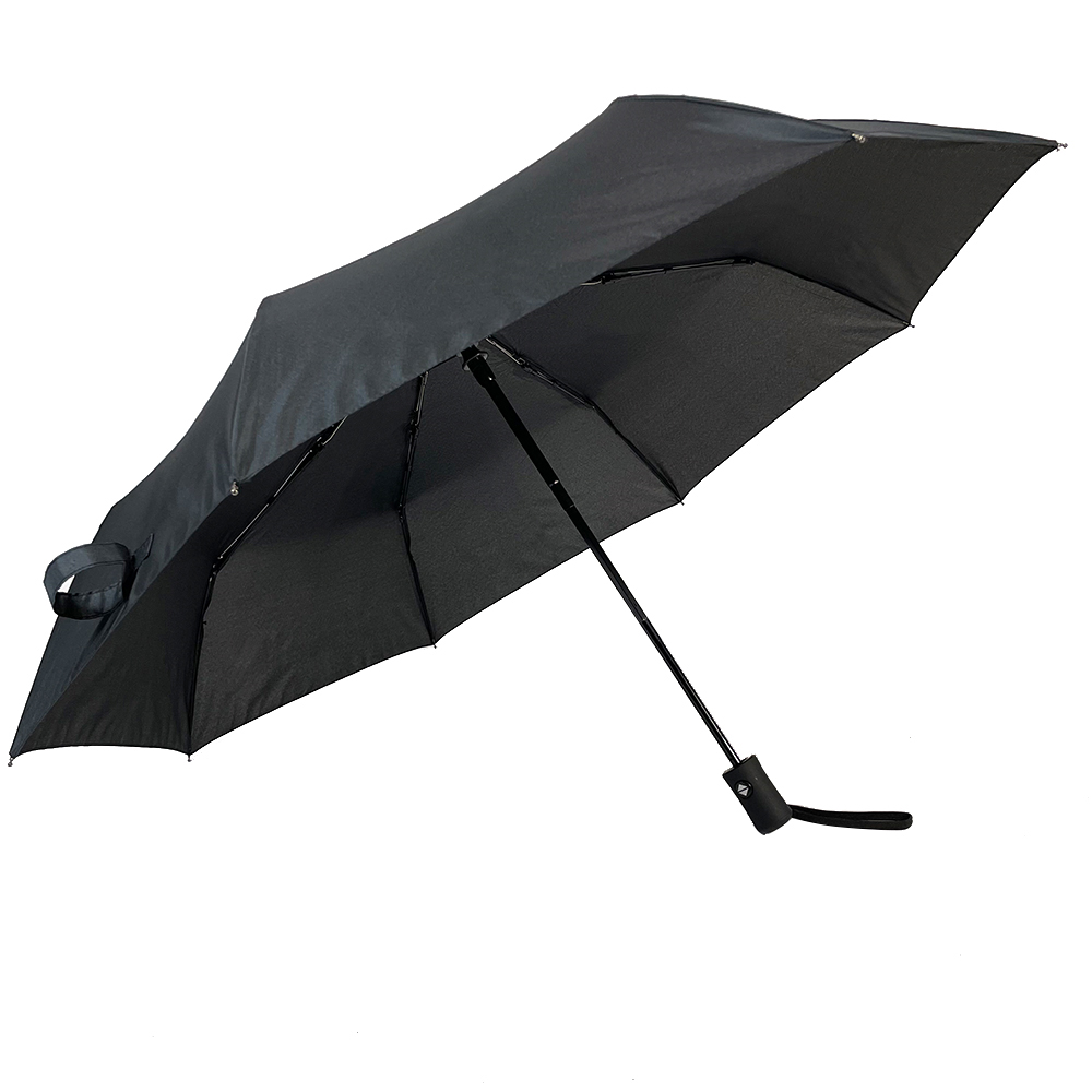 Ovida 3-kupeta Umbrella Pongee Fabric Inogona Kuve Logo Yakagadzirirwa Kusimudzira Umbrella