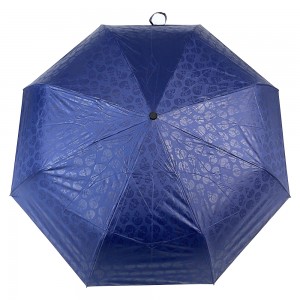 Ovida ombrellë e palosshme model i kafkës së ombrellës së nivelit të lartë dhe dorezë ombrellë unike