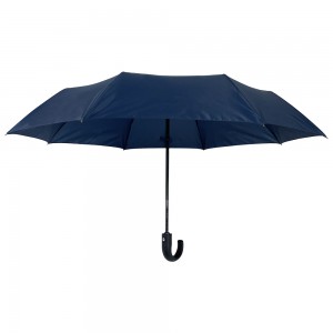 I-Ovida Folding Umbrella J Shape Handle Idizayini Ekhethekile Isambulela Esiphathekayo Esinelogo