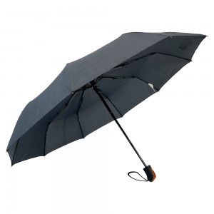 Logo e ombrellës së palosshme Ovida 23 inç 10 brinjë Ombrellë e personalizuar kundër erës me çantë speciale