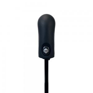 Skládací deštník Ovida Černobílý pruhovaný deštník s deštníkem s vlastním vzorem loga