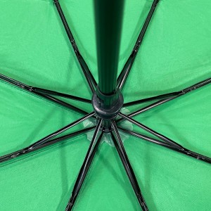 नरम पाइपिंगको साथ ओविडा 3-फोल्डिंग छाता लोगो अनुकूलित प्रमोशन छाता हुन सक्छ