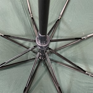 로고 독특한 가방이 있는 Ovida 3접이식 우산 레드 유리 섬유 늑골 맞춤형 우산