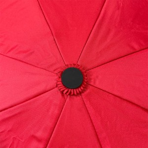 Ovida Cikakken-auto Nadawa Umbrella Pongee Fabric Tare da Rufin Azurfa Anti-UV Laima
