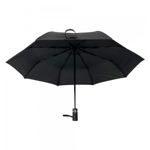 Ovida 21-tollist 8ribilist pongee kangast saab reklaamimiseks kohandada logoga kohandatud vihmavarju