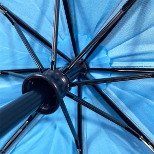 Ovida Automatik Sepenuhnya Payung Dua Lapisan Tahan Lama Dengan Logo Berkualiti Tinggi