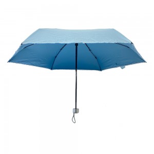 Miniguarda-chuva Ovida 5folding super slim com debrum de renda personalizado guarda-chuva de chuva