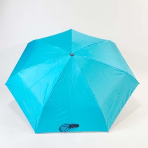 Payung mini Ovida dengan payung beg dompet ringan UV-anti biru langit tersuai