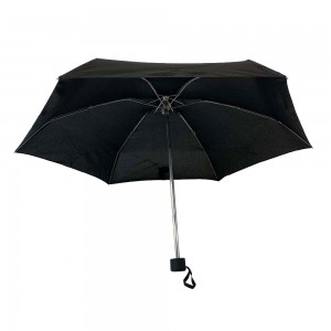 Ovida Hot sale mataas na kalidad na custom magic flower printing black uv coating mini five folding sun umbrella