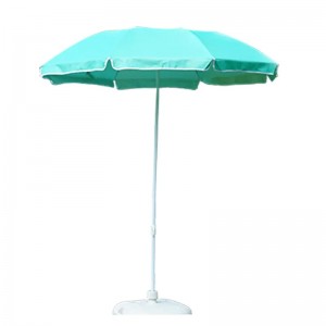 Ovida china grosir logo outdoor rumput mencetak payung pantai matahari dengan kemiringan