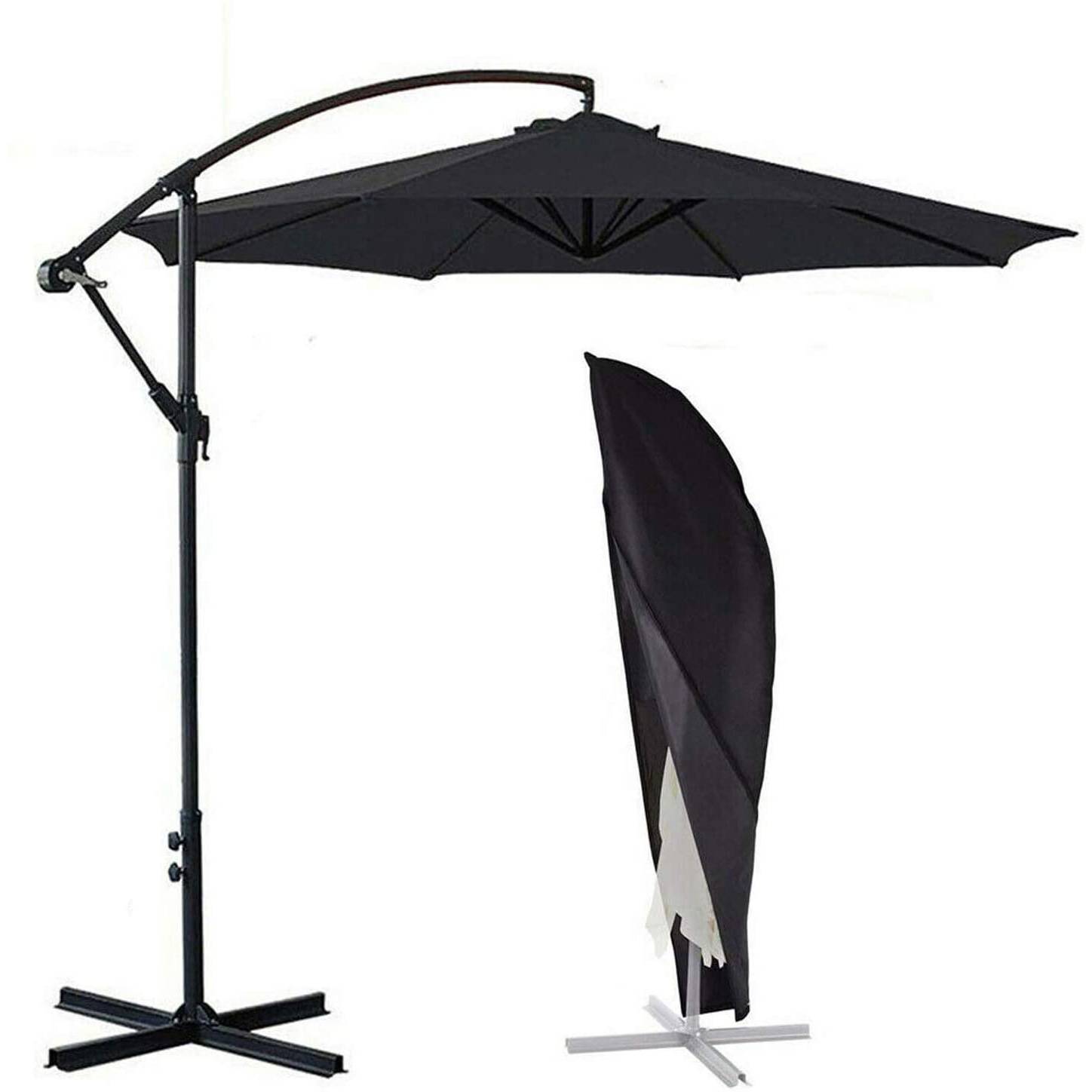 3m * 6ribs kualitas tinggi tugas berat payung taman luar payung payung teras payung