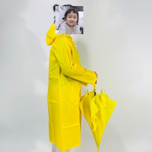 Ovida Raincoat Pongee ပစ္စည်း အမျိုးသား အမျိုးသမီး ပြင်ပ ရေစိုခံ Unisex လက်ကား ဈေးနှုန်း စိတ်ကြိုက် ဒီဇိုင်း Rain Coat Poncho Hot Sale
