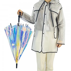 Ovida Brand New Transparante Style waterdicht moade PVC Rain Coat jas Dames Manlju Famke Jongen Regenjas unike reinjas
