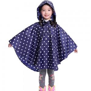 Ovida Engros genanvendelig vandtæt regnfrakke jakke tegneserieregntøj EVA børne regnfrakke til børn