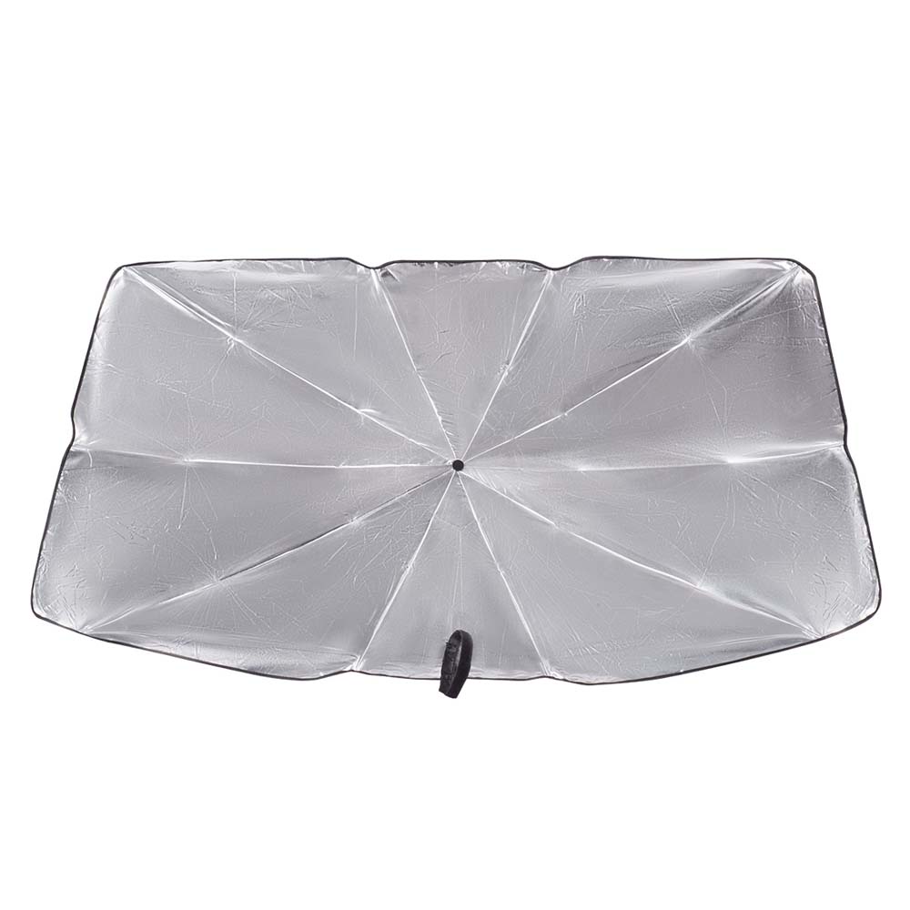 Ovida tres plegables calidad personalizada UV revestimiento sol proteger coche parasol sombrillas