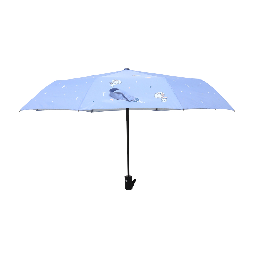 Ovida automatische schattige boodschappentas met rits promotionele drinkbare reiskoffer mini opvouwbare paraplu's