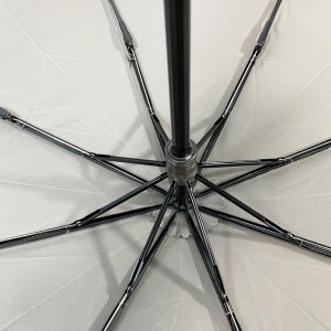 Ovida waterproof pongee fabric cristal ball stone custom 3folding quality umbrella ຟຸ່ມເຟືອຍ