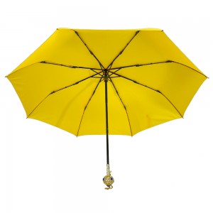 Ovida individualizuotas skėtis prabangus kompaktiškas mini skėtis su logotipu spausdina sulankstomus skėčius