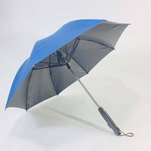 Ομπρέλα με ανεμιστήρα νερού ψεκασμού με ανεμιστήρα με συσκευή ψεκασμού αντηλιακή ομπρέλα με ανεμιστήρα ψύξης